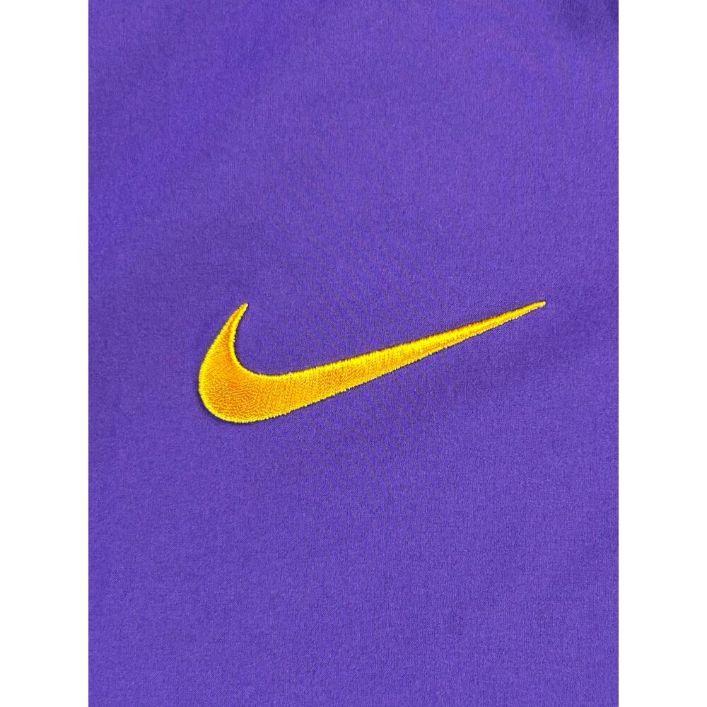 Nike LSU Tigers Dri-FIT Polo Shirt M XXL Purple Gold NCAA Performance Golf NWOT - Picture 5 of 8